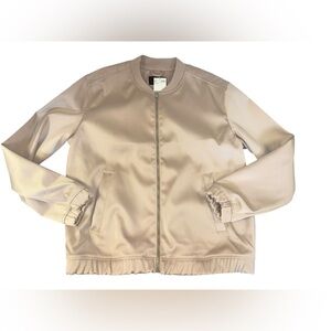 H&M Men's Bomber Jacket - Soft Beige